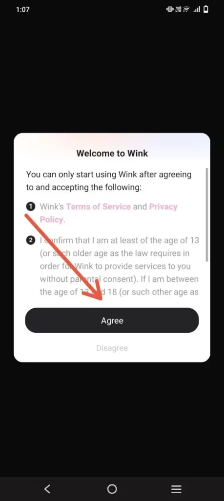 Home 17 Tap on the Accept button